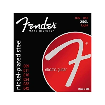 Abbildung von Fender Saiten, E Gitarren Saiten Super 250L 9 42 Nickel Plated Steel