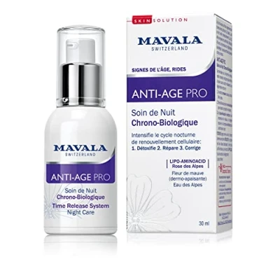 Abbildung von MAVALA ANTI AGE PRO Time Release System Nachtpflege