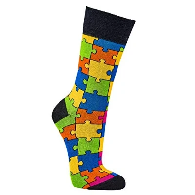 Abbildung von Socks 4 Fun Freizeitsocken Socken Puzzle (2 Paar)