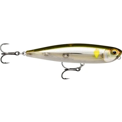 Abbildung von Rapala, Angelköder Precision Treme Pencil, Angelausrüstung mit Kunststoffkonstruktion, Kunstköder, Süßwasser, schwimmend, Schwimmtiefe, 10,7 cm/21 g, hergestellt in Estland, Ayu