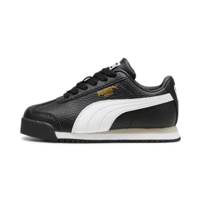 Abbildung von Puma, Damen Sneaker aus Wildleder, Typ „Heart Safari“, knöchelfrei, Schwarz Black Gold Vr Größe: 38 EU
