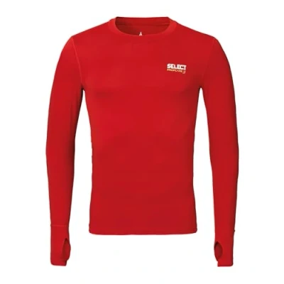 Abbildung von Select Kompressions Shirt Lang, S, rot, 5690201333