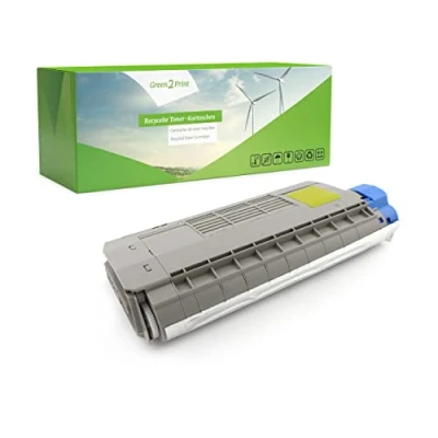 Abbildung von Green2Print Toner gelb 11500 Seiten ersetzt Oki 46507621 passend für ES7412DN, ES7412