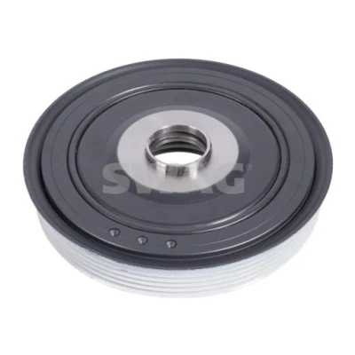 Abbildung von SWAG 62 92 6334 Kurbelwellenriemenscheibe 6PK 153 5 für Kurbelwelle FORD: FIESTA 5, 6, Fusion Kombi, CITROËN: C3 I Schrägheck, Xsara Kombi