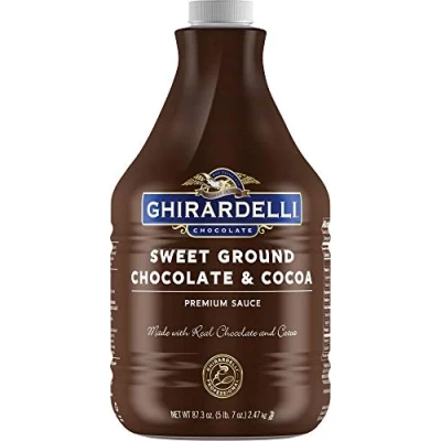 Abbildung von Ghirardelli Chocolate Sweet Ground &amp; Cocoa Sauce, 87.3 Ounces Plastic Bottle