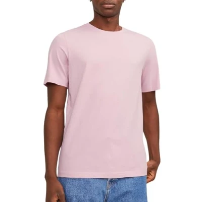 Abbildung von JACK &amp; JONES Herren Jjeorganic Basic Tee O Neck Noos T Shirt, Rosa, XXL EU