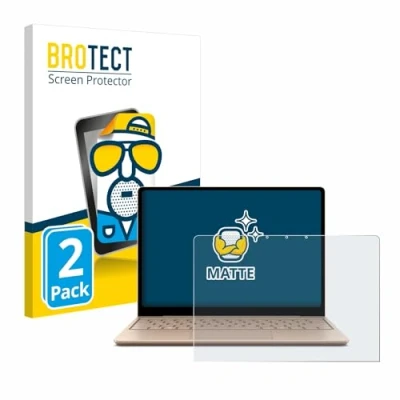 Abbildung von BROTECT Entspiegelungs Schutzfolie für Microsoft Surface Laptop Go 2 Business 12.4&quot; (2 Stück) Matte Displayschutz Folie, Anti Fingerprint