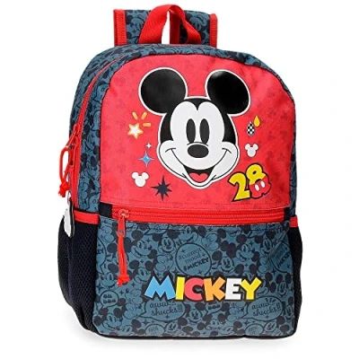 Abbildung von Disney Mickey Get Moving Schulrucksack Mehrfarbig 25 x 32 12 cm Polyester 9,6 l, bunt,