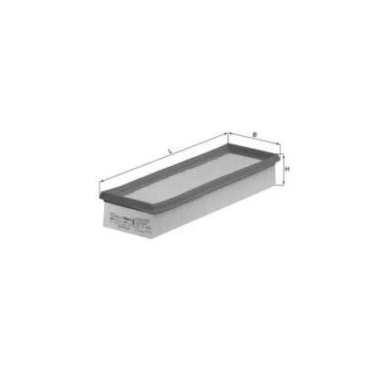 Abbildung von MAHLE ORIGINAL LX 488 Luftfilter 50,0 102 295,0 Filtereinsatz CITROËN: C4 Grand Picasso 2, SEAT: Arona, RENAULT: MASTER 3 Pritsche/Fahrgestell