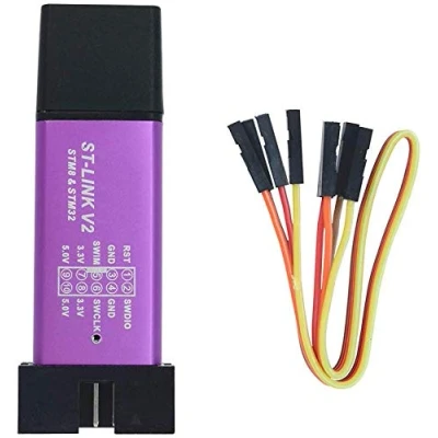 Abbildung von ICQUANZX ST Link V2 Programmiereinheit Mini STM8 STM32 Emulator Downloader M89 Neu (zufällige Farbe)