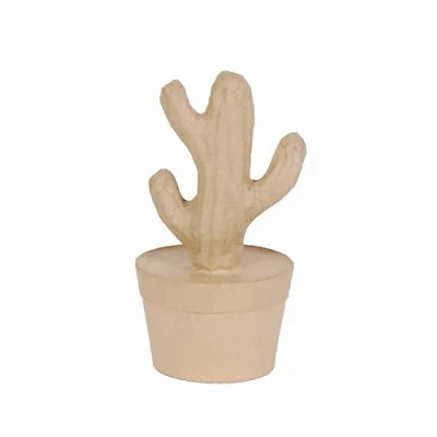 Abbildung von Décopatch NO038C Trophäe Hirsch (aus Pappmaché, 12,5 x 13 28 cm, zu Personalisieren) 1 Stück natur