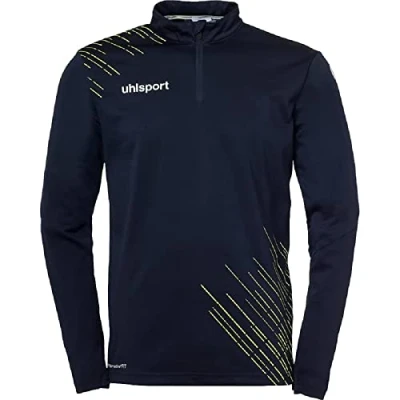 Abbildung von uhlsport Score 26 1/4 Zip Top Herren Sport Jacke Sweatshirt Sweatjacke Pullover Fußball Fitness Gym Hoody Pulli smartbreathe FIT atmungsaktiver Stoff aus recyceltem Polyester, XXL