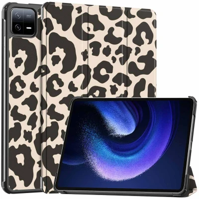 Abbildung von Design Trifold Klapphülle für das Xiaomi Pad 6 / Pro Leopard
