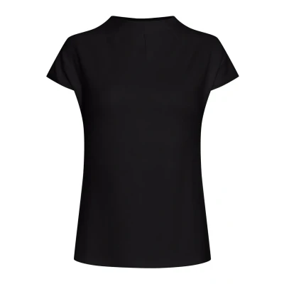 Abbildung von Fransa Zaskater 2 Tshirt basic, Damen, Größe: Small, Black