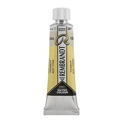 Abbildung von Rembrandt Aquarelltube 10 ml Titanbuff 291 (05012910)