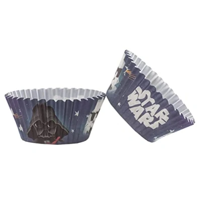 Abbildung von Dekora Backformen Set Muffin und Cupcake Formen Papier 25 Stück Star Wars Cupcakeförmchen 18 g