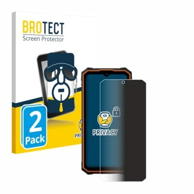 Abbildung von BROTECT (2 Stück Anti Spy Blickschutzfolie für Hotwav Cyber 13 Pro Privacy Screen Protector [Displayschutz Folie, Sichtschutz, Blaulichtfilter]