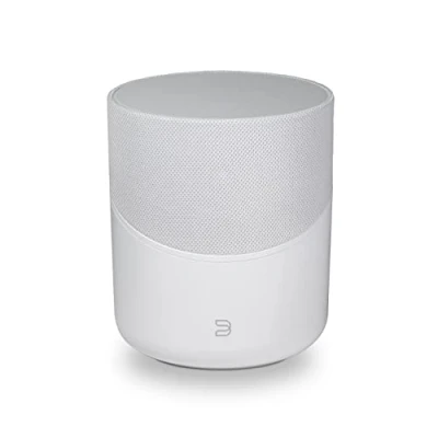 Abbildung von Bluesound Pulse M Omni Hybrid kabelloser Musikstreaming Lautsprecher mit Bluetooth Weiß kompatibel Alexa und Siri