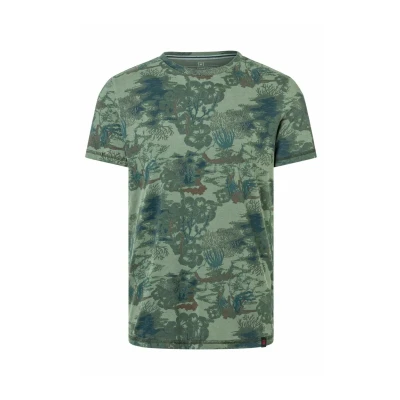 Abbildung von Timezone Kurzarm MIT Unterwasserweltmotiven Tshirt print, Herren, Größe: XL, Grün