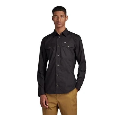 Abbildung von G Star Hemd, Herren, Größe: Small, Dk black