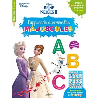 Abbildung von Disney La Reine des Neiges 2 J&#039;apprends à écrire les majuscules PS MS (3 5 ans): Petite et moyenne sections