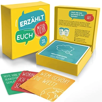 Abbildung von Erzählt euch mehr für Kids Kommunikationsspiel Kinder Achtsamkeit und Selbstreflexion (Erzählt Kids)