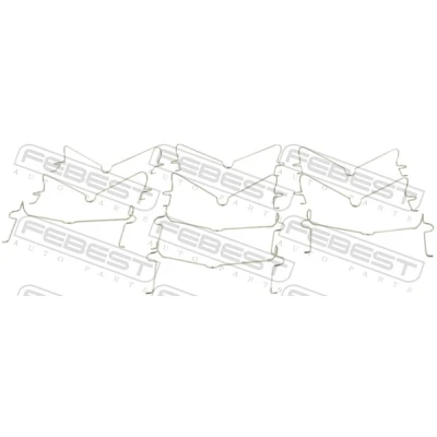 Abbildung von FEBEST 0103 002 PCS10 Feder, Scheibenbremsbelag