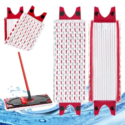 Abbildung von 3 Stück für Vileda UltraMax Ersatzbezug, Bodenwischer Wischmopp Ersatzbezug Mikrofaser, Sensitive Wischbezug UltraMax, Plus and Easy Wring Mops, Waschmaschinen Geeignet