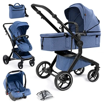 Abbildung von Bergsteiger Kombi Kinderwagen Lugo Kombikinderwagen 3in1/4in1