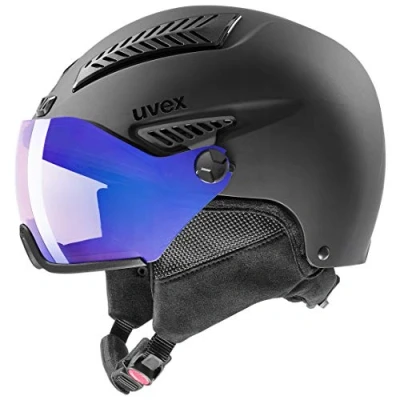 Abbildung von UVEX HLMT 600 Visor Vario Black Mat 59 61 cm Skihelm
