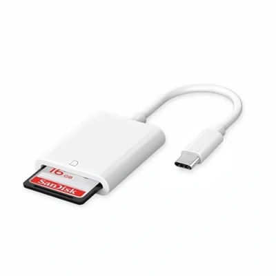 Abbildung von Bolwins D65S USB C auf SD Kartenleser, OTG 3.1 Typ Card Reader, kompatibel mit MacBook, iPad, Smartphones, Tablets, Highspeed 10 GBit/s