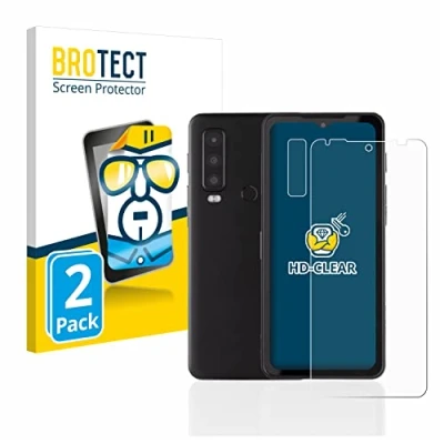 Abbildung von BROTECT (2 Stück Schutzfolie für Caterpillar Cat S75 (Display+Kamera) Displayschutz Folie Ultra Klar