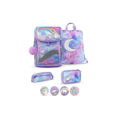 Abbildung von Belmil Smarty Plus Premium Schulranzen Set 5 teilig Moonlight