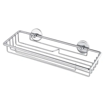 Abbildung von tesa baath Plus Ablage Dusche, 26cm breit, verchromt, inkl. Klebelösung, 50mm x 260mm 97mm