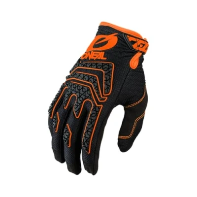 Abbildung von O&#039;NEAL Fahrrad &amp; Motocross Handschuhe MX MTB DH FR Downhill Freeride Langlebige, Flexible Materialien, Silikonprint für Grip Sniper Elite Glove Erwachsene Schwarz Orange Größe XL