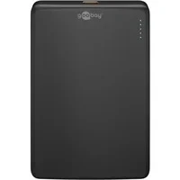 Abbildung von goobay Magnetische Wireless Powerbank 5.000 mAh, kleines tragbares Ladegerät, lädt Apple iPhone, Samsung etc. auf, magnetischer Akkupack, ideal für gleichzeitigen Laden und Telefonieren, 70182