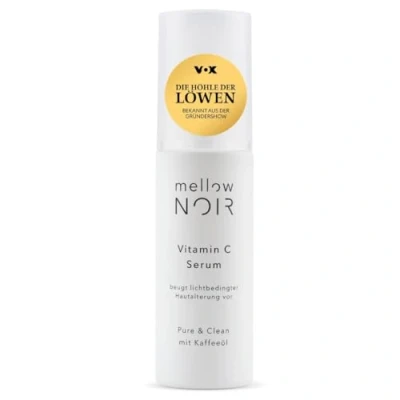 Abbildung von mellow NOIR Vitamin C Serum 30ml beugt lichtbedingter Hautalterung vor vegan, klimaneutral &amp; clean Anti Aging Gesichtsserum mit zertifizierte Naturkosmetik zur Gesichtspflege