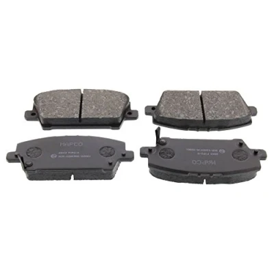 Abbildung von MAPCO 6843 Bremsbelagsatz Vorderachse mit akustischer Verschleißwarnung Anti Quietsch Blech HONDA: CIVIC 8 Hatchback, Stufenheck