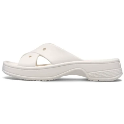 Abbildung von Crocs Womens Cross Strap Badesandale, Damen, Größe: 37/38, Chalk Schuhe