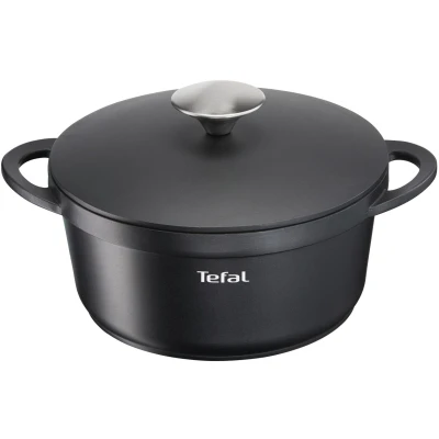 Abbildung von Tefal Schmortopf &quot;Trattoria&quot;, Aluminiumguss, (1 tlg.), Aluguss, Antihaftversiegelung, mit Deckel, alle Herdarten, Induktion