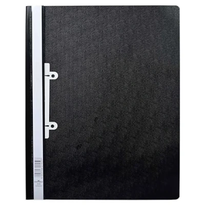 Abbildung von Durable Sichthefter mit Abheftschieber, überbreit, schwarz, 25er Packung, 258001