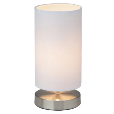 Abbildung von Brilliant LED Tischleuchte Claire 13247/05 Nachttischlampe Energiesparlampe, Halogen E1