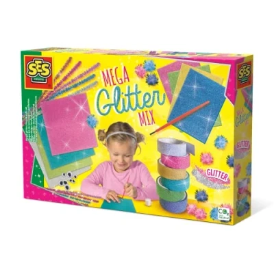 Abbildung von SES Creative Mega Glitter Handarbeitsset
