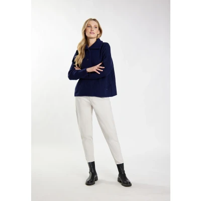 Abbildung von Dreimaster Incus Strickpullover, Damen, Größe: 40, Marine