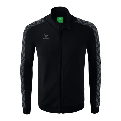 Abbildung von Erima Essential Team Tracktop Jacke Kids schwarz, 128 Kinder
