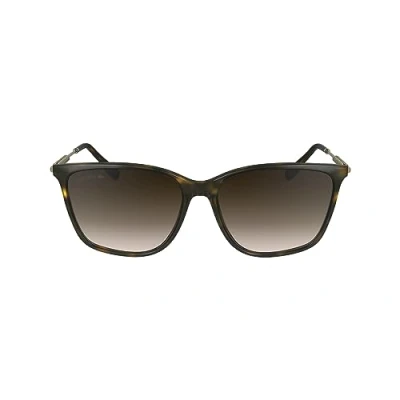 Abbildung von Lacoste Sonnenbrille, Damen, Größe: One Size, Dark havana