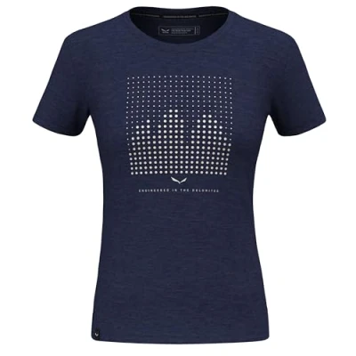 Abbildung von Salewa Damen Eagle Dotted MTN Am W T Shirts, Black Out, S EU