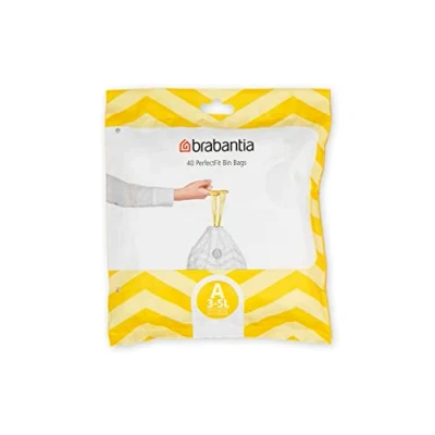 Abbildung von Brabantia Müllbeutel PerfectFit 3L (A) 40 Beutel Mülleimerbeutel (1e