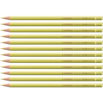 Abbildung von Premium Buntstift STABILO Original 12er Pack zitronengelb