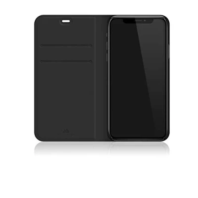 Abbildung von Hama Black Rock The Standard Schutzhülle für Apple iPhone XS Max, schlankes Design, aus Kunststoff, idealer Schutz, 180 oder 360 Magnetverschluss schwarz